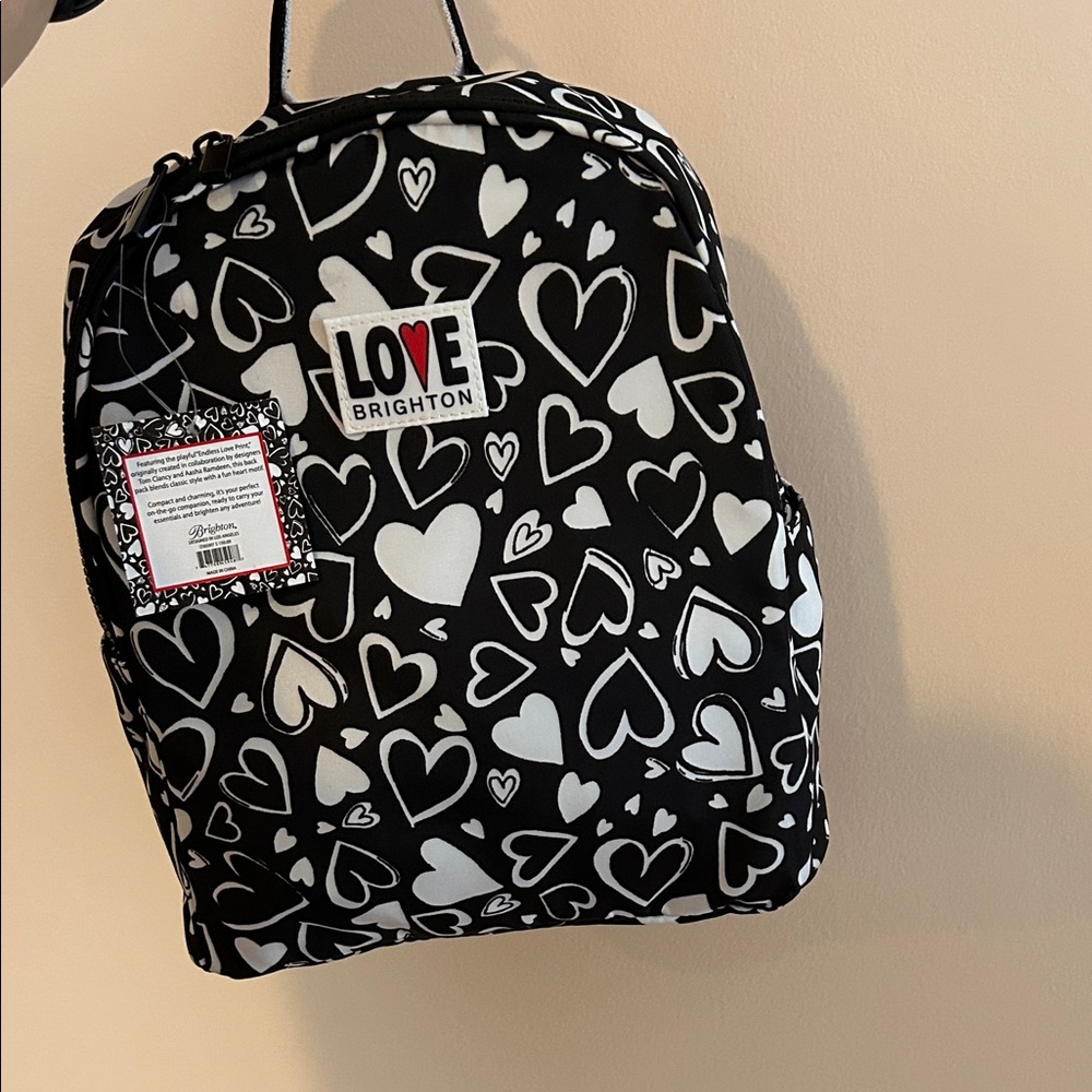 Brighton Love Heart Pattern Backpack endless love